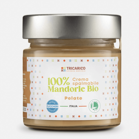 Dettaglio di Crema di Mandorle Bio 100% – Pelate