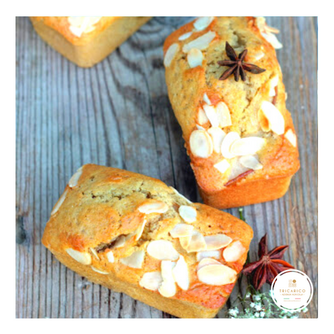 mini plum cake alle mandorle