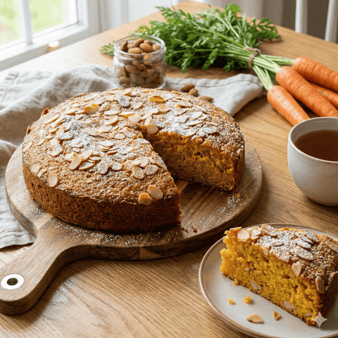 Torta carote e mandorle: la ricetta di Zia Lia