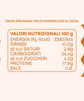 Dettaglio di Crema di Mandorle Bio 70% al Cacao
