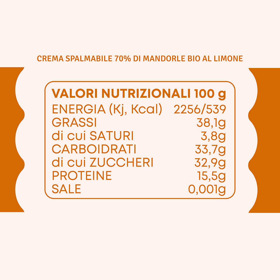 Bio Mandelcreme Zitrone und Kurkuma