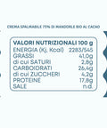 Dettaglio di Crema di Mandorle Bio 75% al Cacao – Senza zuccheri aggiunti
